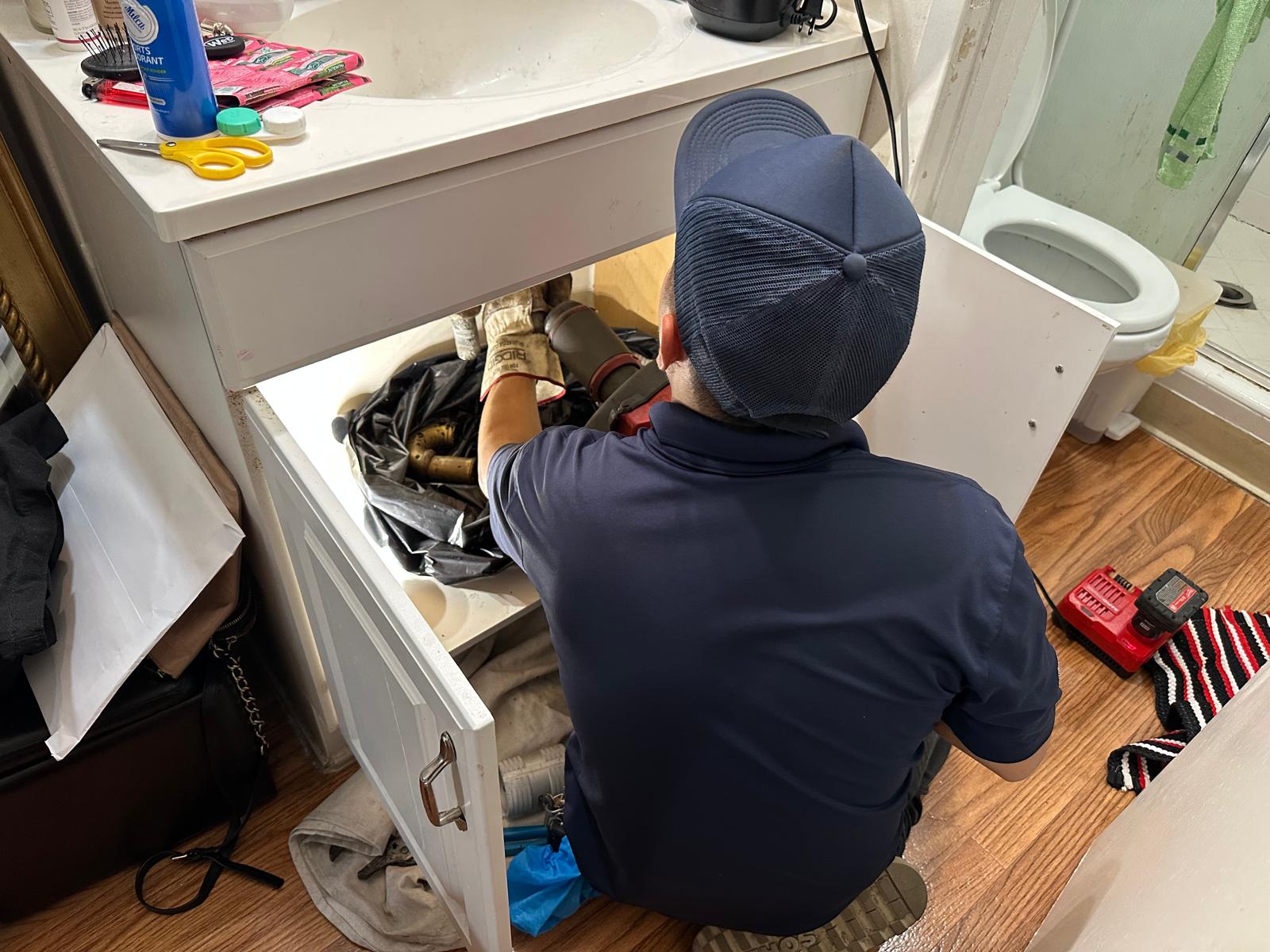 bathroom sink drain cleanout service near los angeles california