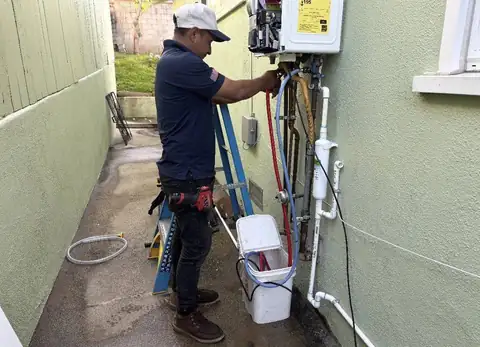 Tankless water heater installation in Los Angeles